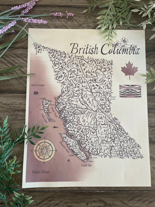 British Columbia Map