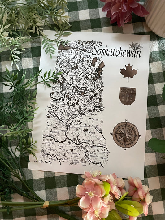 Saskatchewan Map