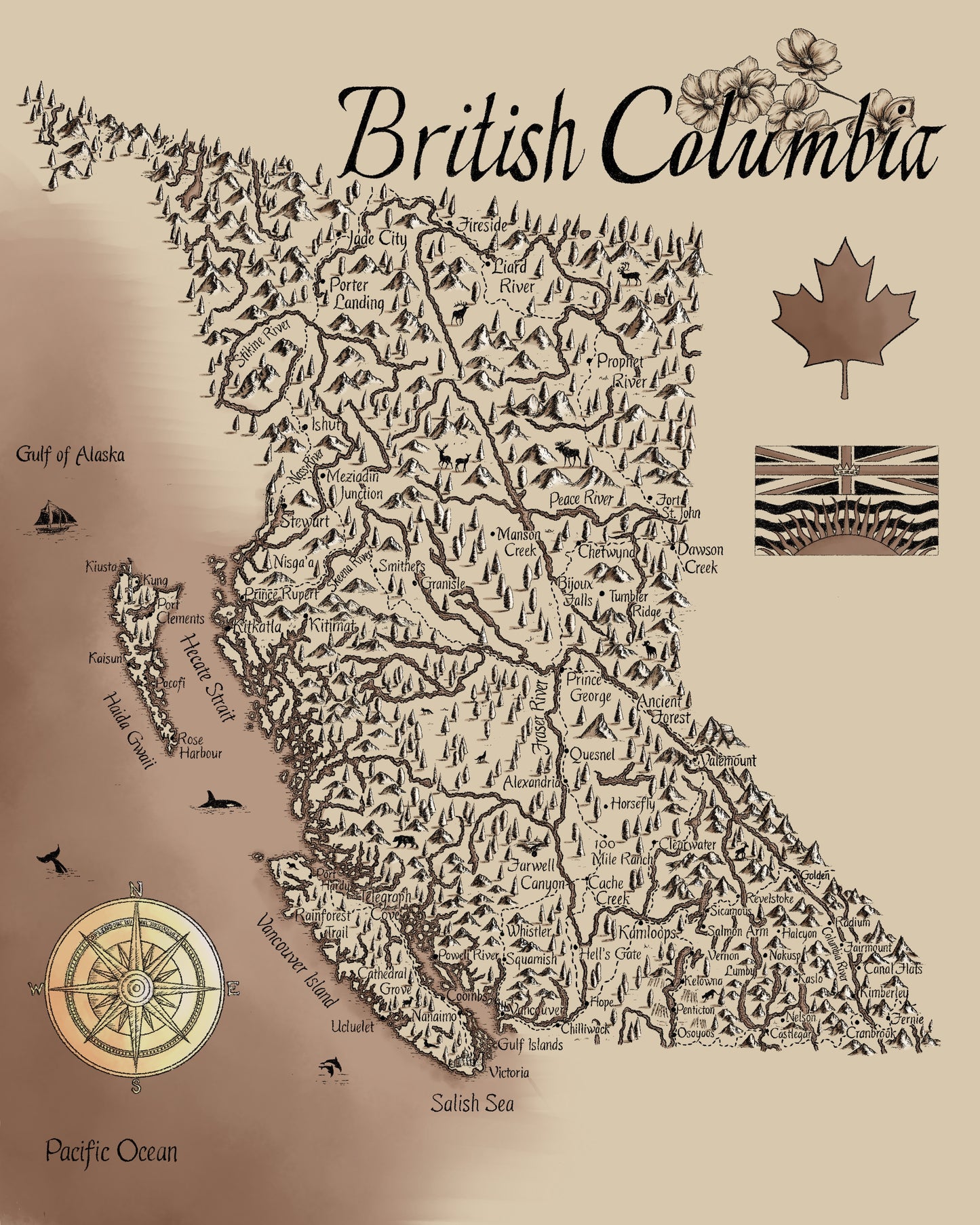 British Columbia Map