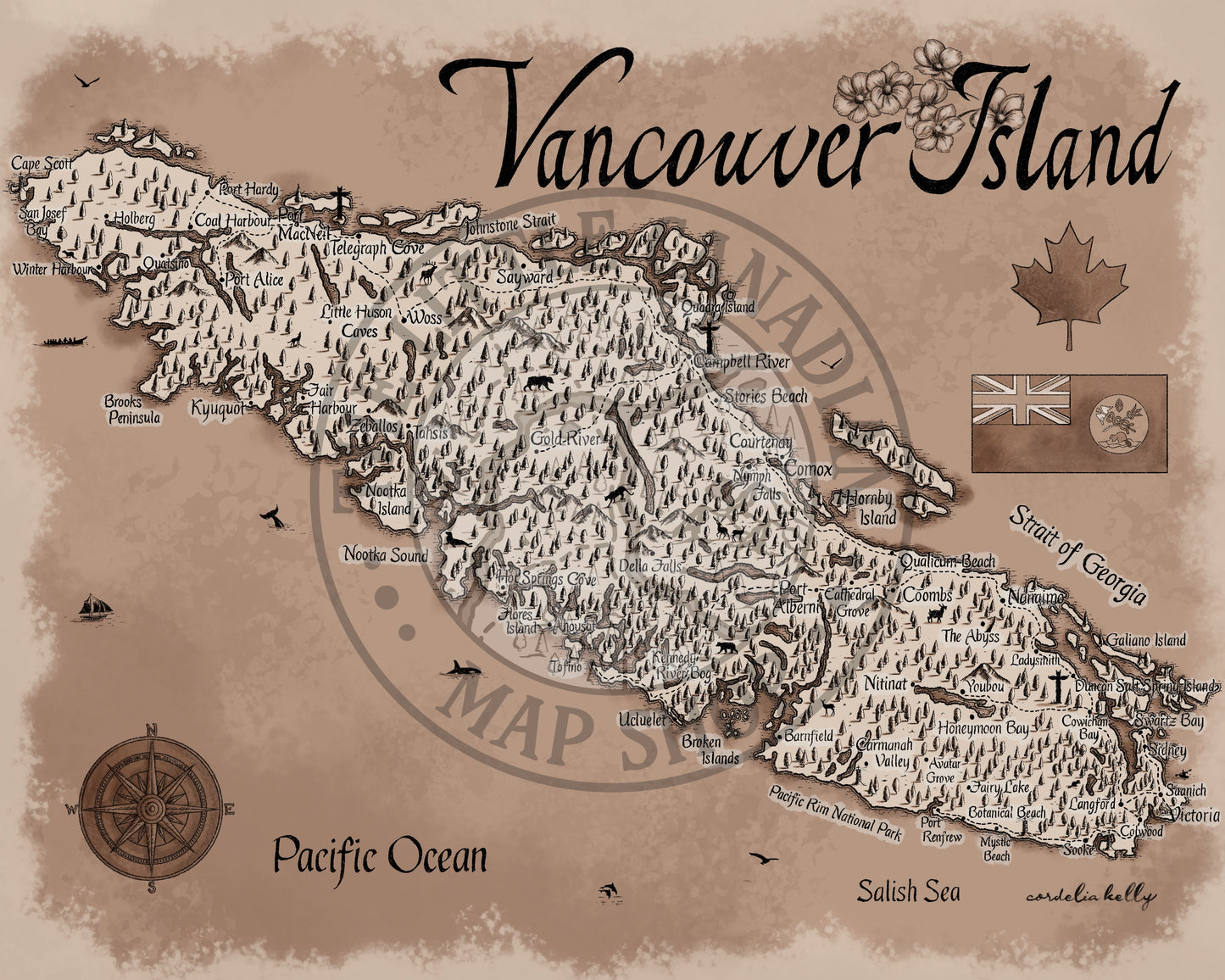 Vancouver Island Map