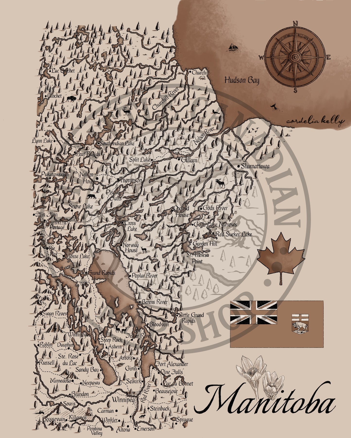 Manitoba Map